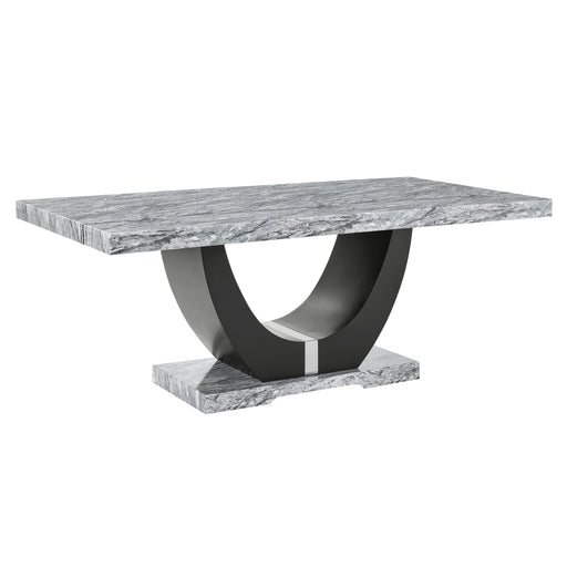 Lyra Dining Table Top And Base Bottom Marble