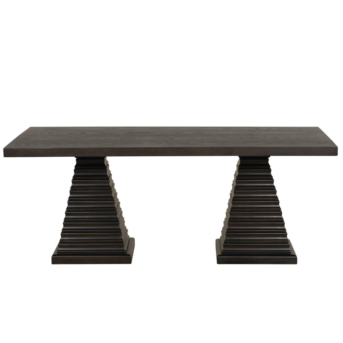 Plateau Rectangle Dining Top-Rustic Espresso
