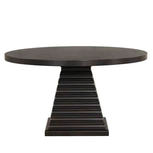 Plateau Round Dining Top-Rustic Espresso