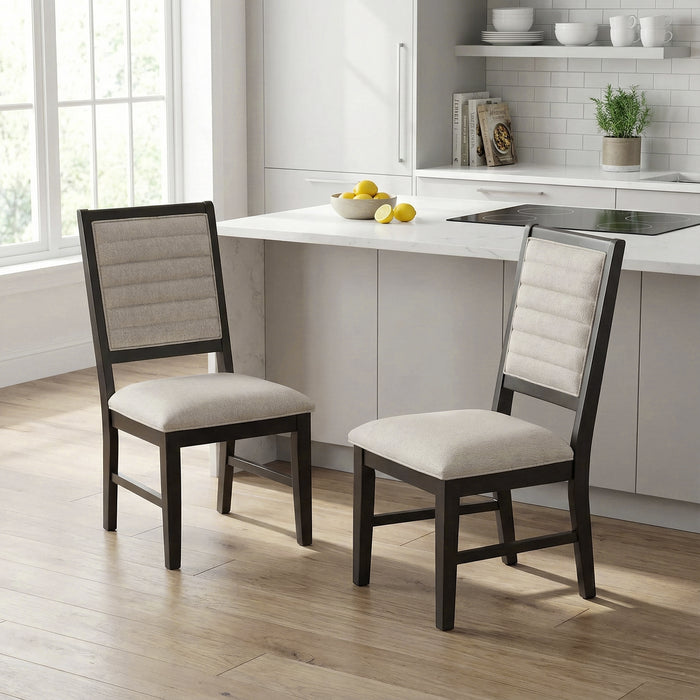 Plateau Side Chair (2 Per Carton)-Rustic Espresso