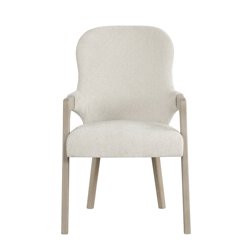 Gwendolyn Upholstered Arm Chair (2 Per Carton)-Cerused Taupe