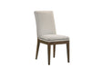 Maggie Dining Chair W/Natural Cushion-Walnut