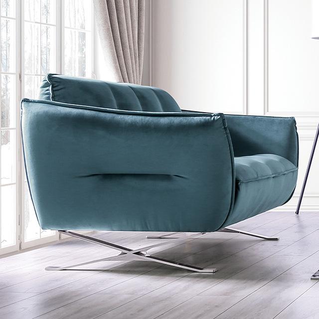 Civellutino Loveseat Teal