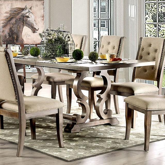 Patience Rustic Natural Tone Dining Table