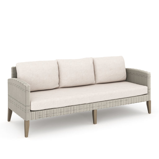 Carezza 5 Pc Set - Sofa, 2 Club Chairs, 2 Stools- Taupe