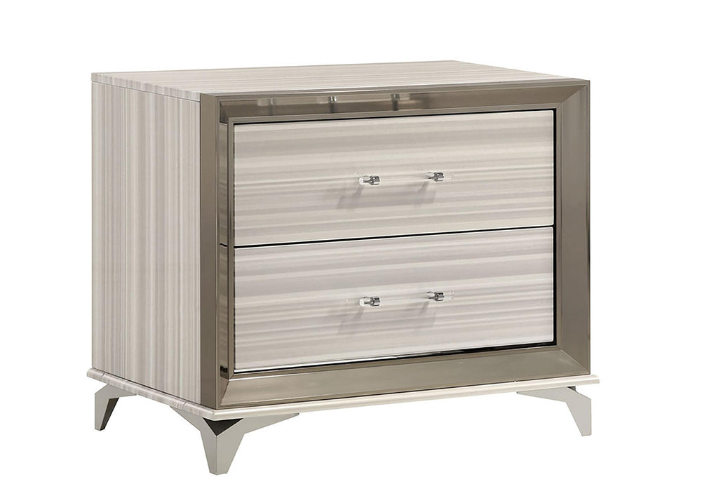 ZAMBRANO WHITE NIGHTSTAND
