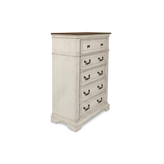 ANASTASIA CHEST - ANT. WHITE