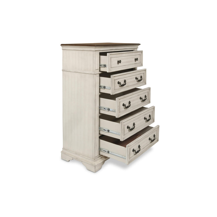 ANASTASIA CHEST - ANT. WHITE