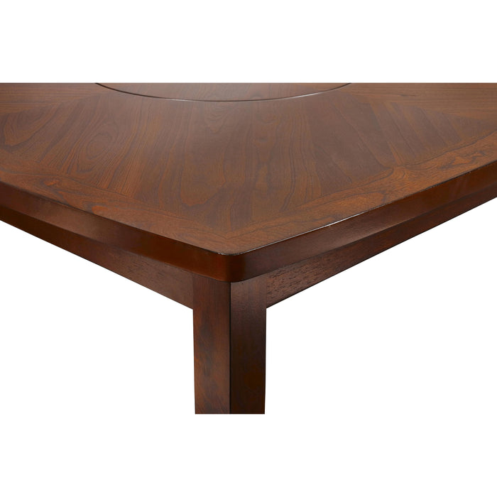 DIXON COUNTER TABLE W/LAZY SUSAN - ESPRESSO