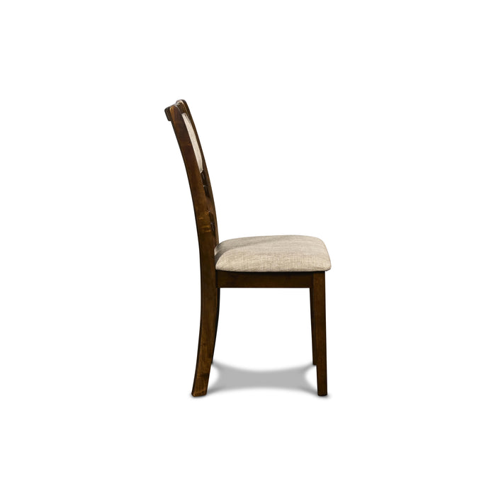 GIA ROUND DINING 5 PC SET - CHERRY