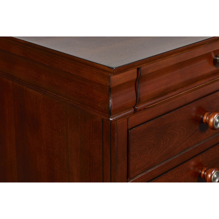 VERSAILLES NIGHTSTAND- BORDEAUX