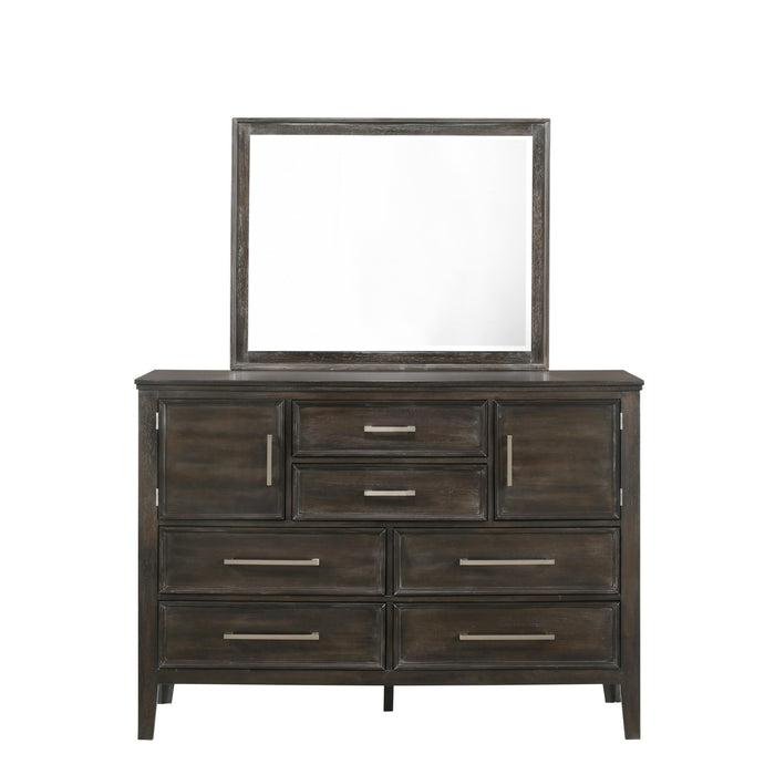 ANDOVER MIRROR-NUTMEG