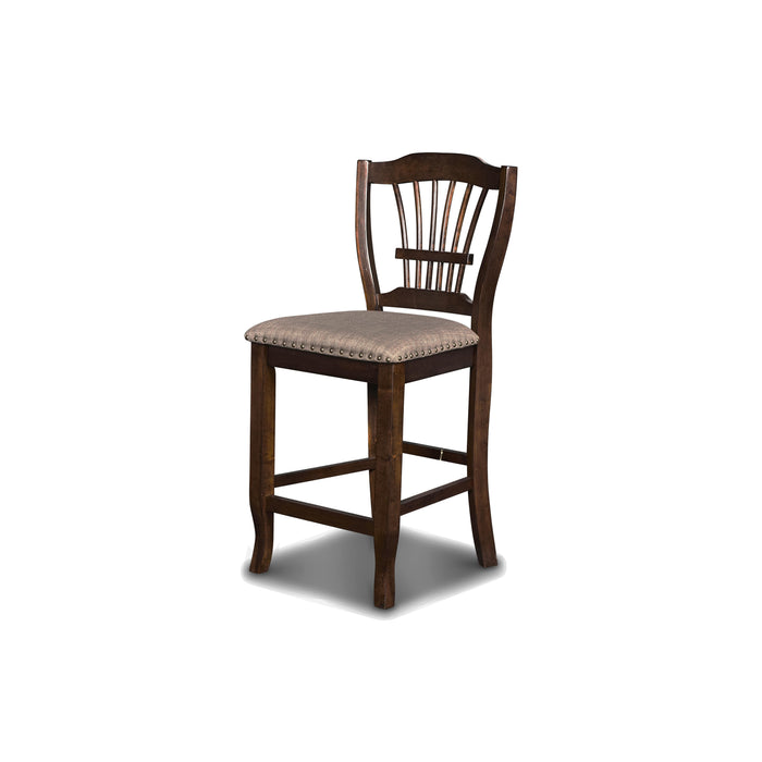 BIXBY COUNTER CHAIR (2 PER CARTON)-ESPRESSO