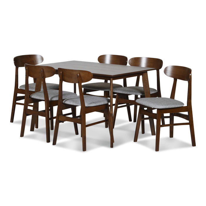 MOROCCO DINING CHAIR W/LIGHT GRAY SEAT CUSHION