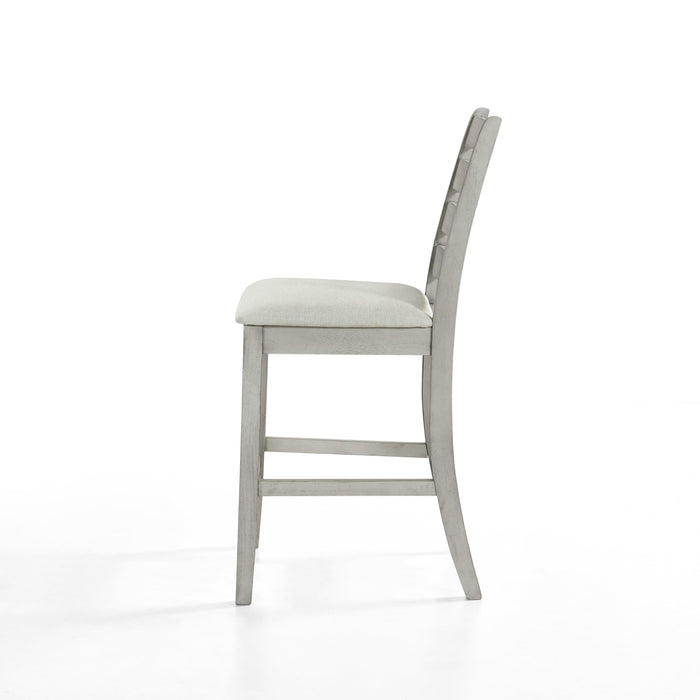 PASCAL LADDERBACK COUNTER CHAIR (2 Per Carton)-DRIFTWOOD