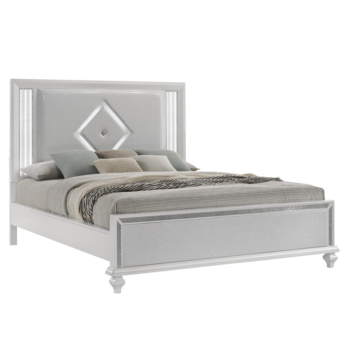 STARDUST Eastern King-California King K FOOTBOARD & SLATS-WHITE