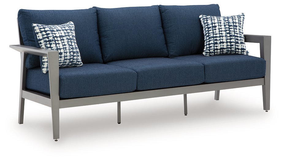 Gali Outdoor Sofa/Chairs/Table Set (Set of 4)