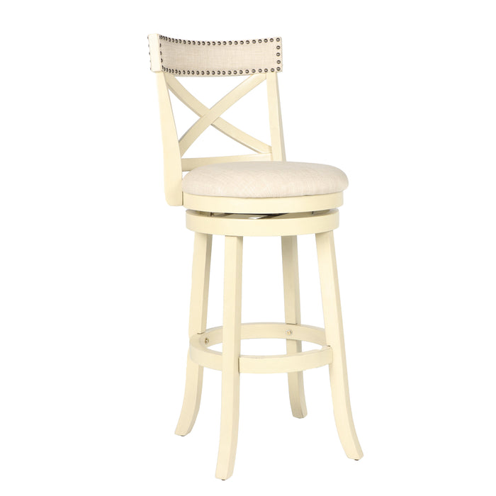 York 29" Bar Stool-White