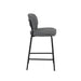 Blythe Gray Vegan Leather Counter Chair (2 Per Carton)