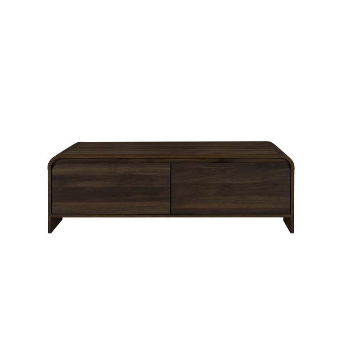 Mara Cocktail Table-Walnut