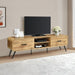 Rowan 71" Low Profile Tv Console-Natural