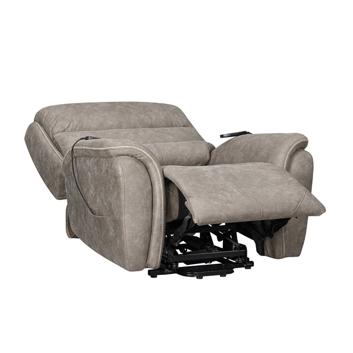 Kamari Power Lift Recliner W/ Heat & Massage-Gray