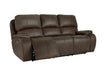 Brookings Sofa W/Pwr Hr & Fr-Brown