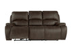 Brookings Sofa W/Pwr Hr & Fr-Brown