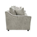 Sylvie Sofa W/4 Accent Pillows-Lush Silver Gray