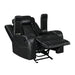 Orion Ii Glider Recliner-Black