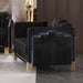 Empire Lighted Chair-Black