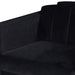 Empire Lighted Loveseat-Black