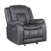 Morello Glider Recliner- Gray
