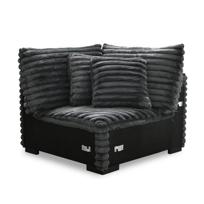 Embrace Wedge-Charcoal