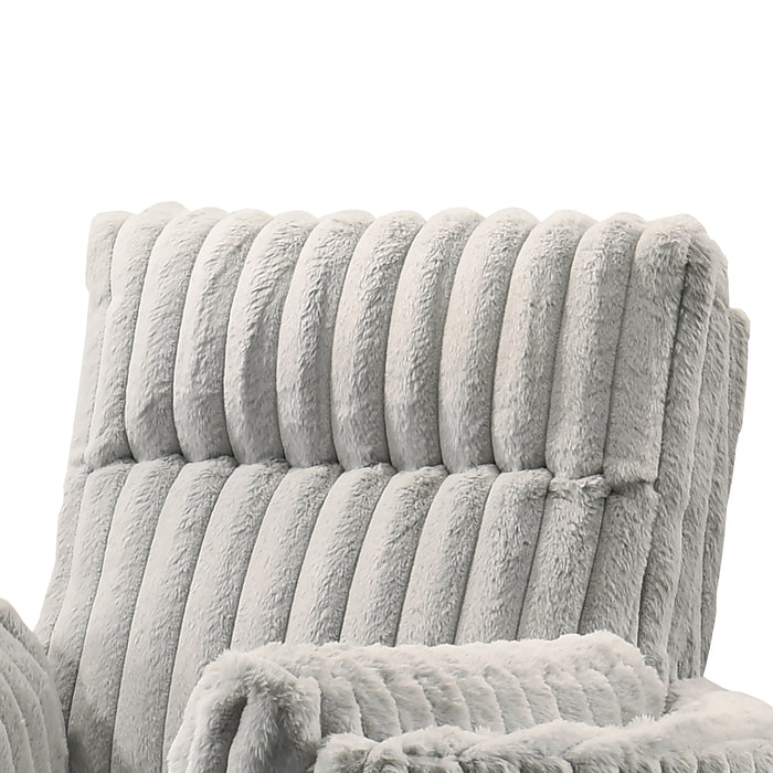 Embrace Swivel Accent Chair-Gray