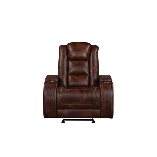 Chester Glider Recliner-Brown
