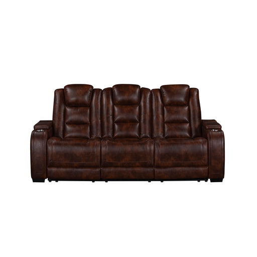 Chester Reclining Sofa-Brown