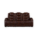 Chester Reclining Sofa-Brown