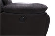 Nikko Console Loveseat W/Pwr Fr-Brown