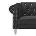 Emma Crystal Sofa-Black