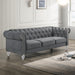 Emma Crystal Sofa-Gray