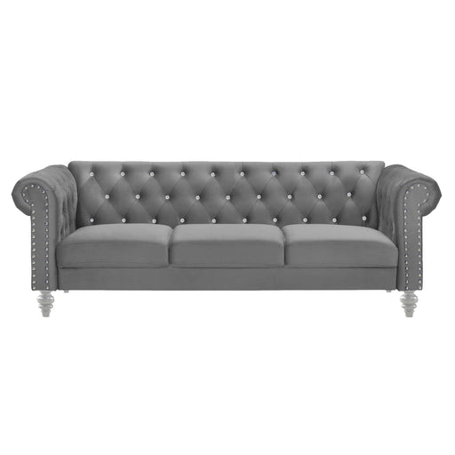 Emma Crystal Sofa-Gray