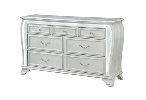 Aria Silver Dresser with LED