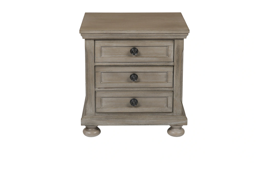 ALLEGRA YOUTH NIGHTSTAND-PEWTER