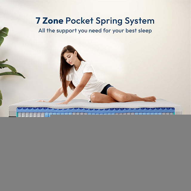 Verbena 12" E.King Hybrid Pocket Coil Mattress