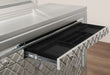Paris Champagne Bed with LED, Dresser, Mirror, Nightstand