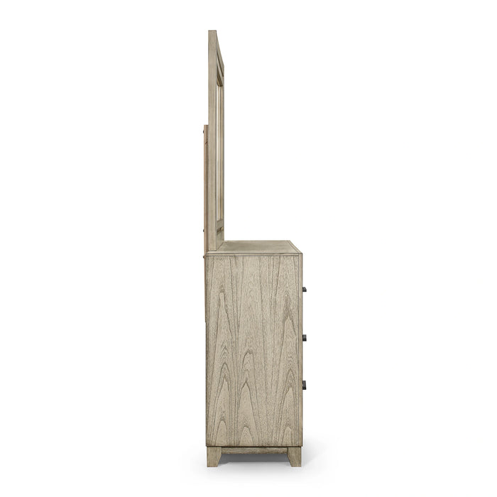 ASHLAND MIRROR-RUSTIC WHITE