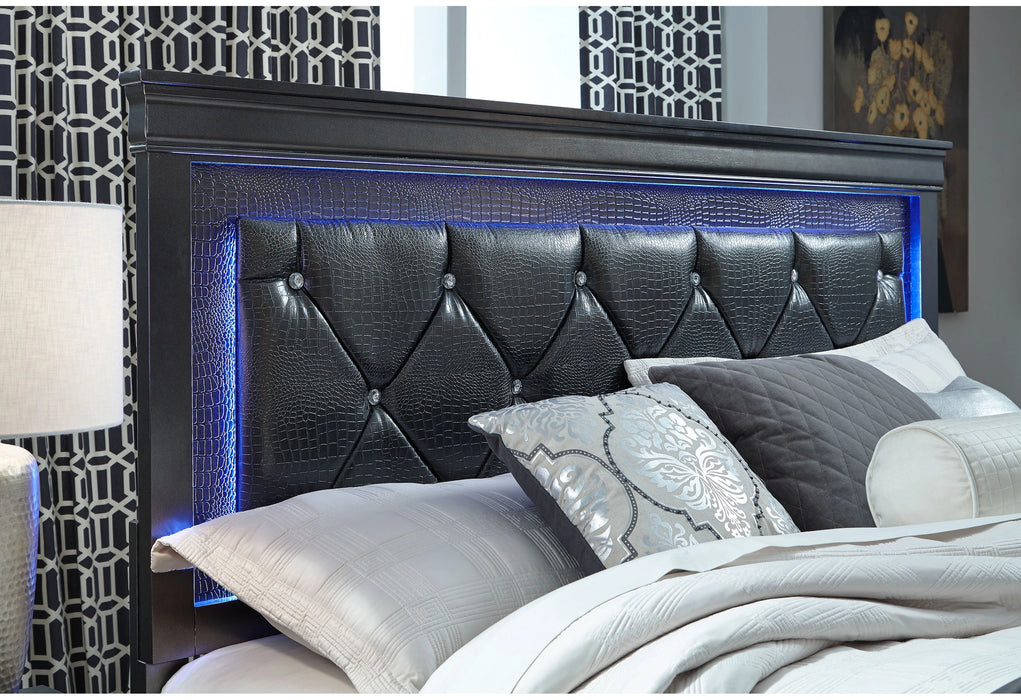 Pompei Bed Group with LED