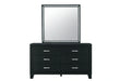 Reid Black Bed Group with LED