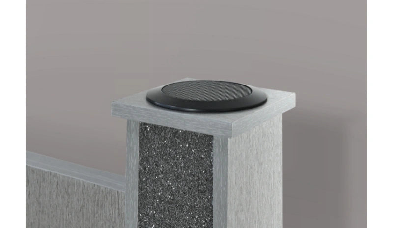 Logan Silver Bed Group with LED and Speakers